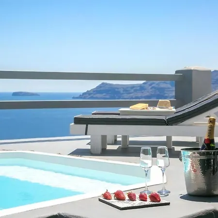 Luxury Santorini Hidden Gem Private Pool Sea Caldera View 1 Bedroom Oia * Tholos (Santorini)