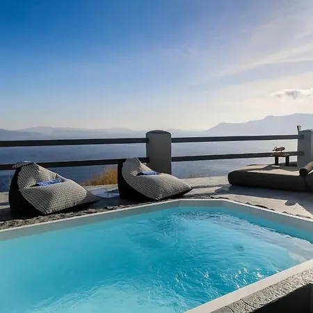 Villa Luxury Santorini Hidden Gem Private Pool Sea & Caldera View