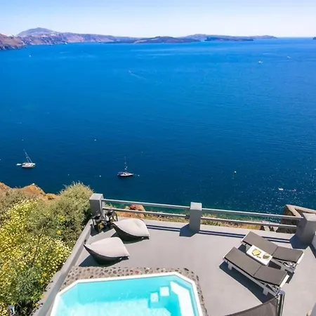 Luxury Santorini Hidden Gem Private Pool Sea & Caldera View Villa Tholos (Santorini)