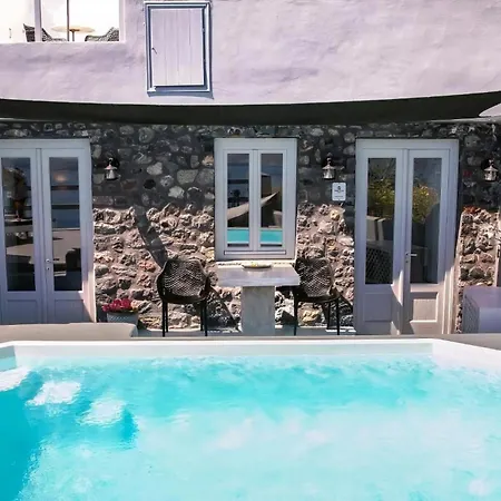 Luxury Santorini Hidden Gem Private Pool Sea & Caldera View Villa
